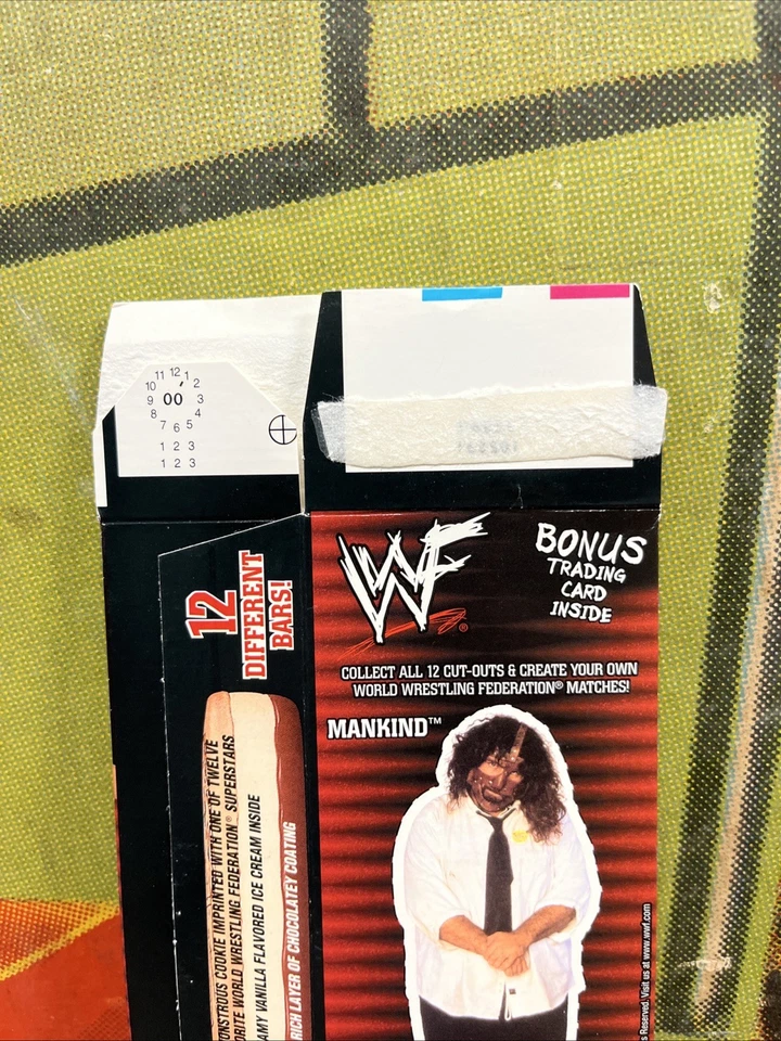 DE COLECCIÓN 2000 WWF HUMANIDAD HELADO BAR CAJA FIGURA WWE WCW RETRO BUEN HUMOR RARO Foto 3 de 4