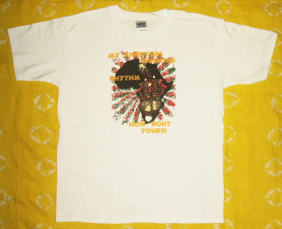 Camiseta Black History Drum & Drummer Juvenil S Ancestros Afroamericanos T nueva atar2 Foto 2 de 2