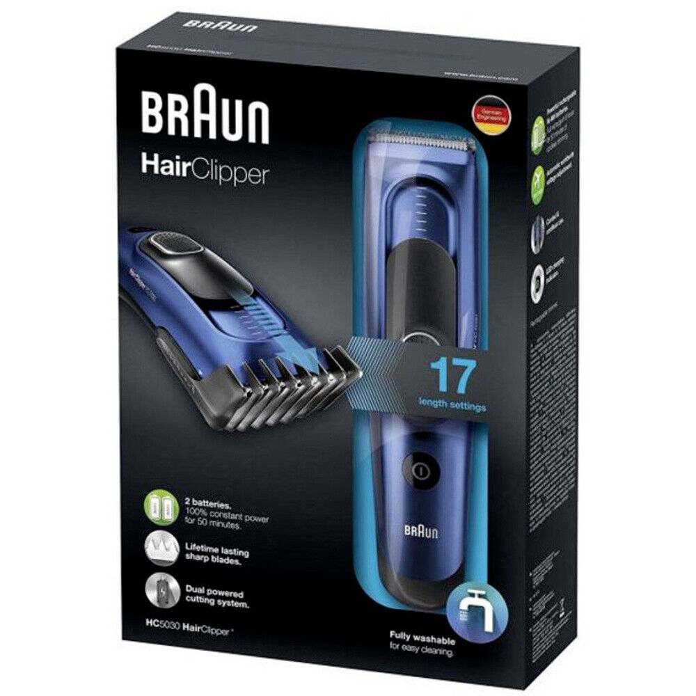 Braun HC5030 blue Haarschneider Blau, Schwarz
