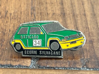 PIN'S VOITURE RENAULT 5 R5 GT Turbo white blanche Car Enamel pin Pins auto pin EUR 11,99 - FR