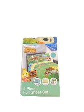 Animal Crossing New Horizons kids 4 piece sheet set full New