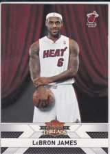 LEBRON JAMES 2010/11 Panini Threads Basketball Card MIAMI HEAT CAVS LAKERS