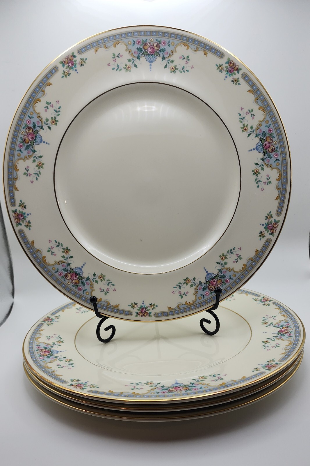 Set Of 4 Royal Doulton Romance Collection Juliet Dinner Plates FACTORY SECONDS