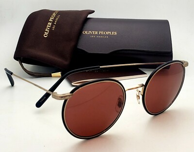 Oliver Peoples Red and Gold Sunglasses Oliver Peoples x KHAITE Sunglasses OV5549SU 178187 1979C  main image 2