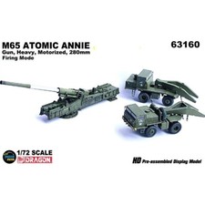 Dragon 1/72 US M65 Atomic Annie Heavy Motorized Plastic Model 63160 Collection