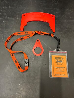 Crab / Clam Gauge & License holder , NW Shellfish Combo 3