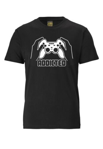 TRAKTOR® - Nerd - Gamer - Videospiel - Controller - Addicted - T-Shirt Print - Bild 1 von 6