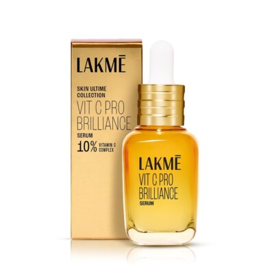 LAKMÉ Vit C Brillance Serum 10% Complex 15Ml pack of 2, free shipping