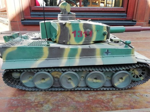 Heng Long - Tiger I - 1311 - Gebrusht - 1 : 16 - Vitrinenmodell - Top Zust. - 4 - Bild 7 von 16