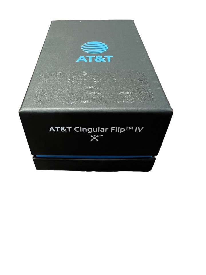Alcatel Cingular Flip 4 IV U102AA (Unlocked) AT&T 4G LTE Phone Black