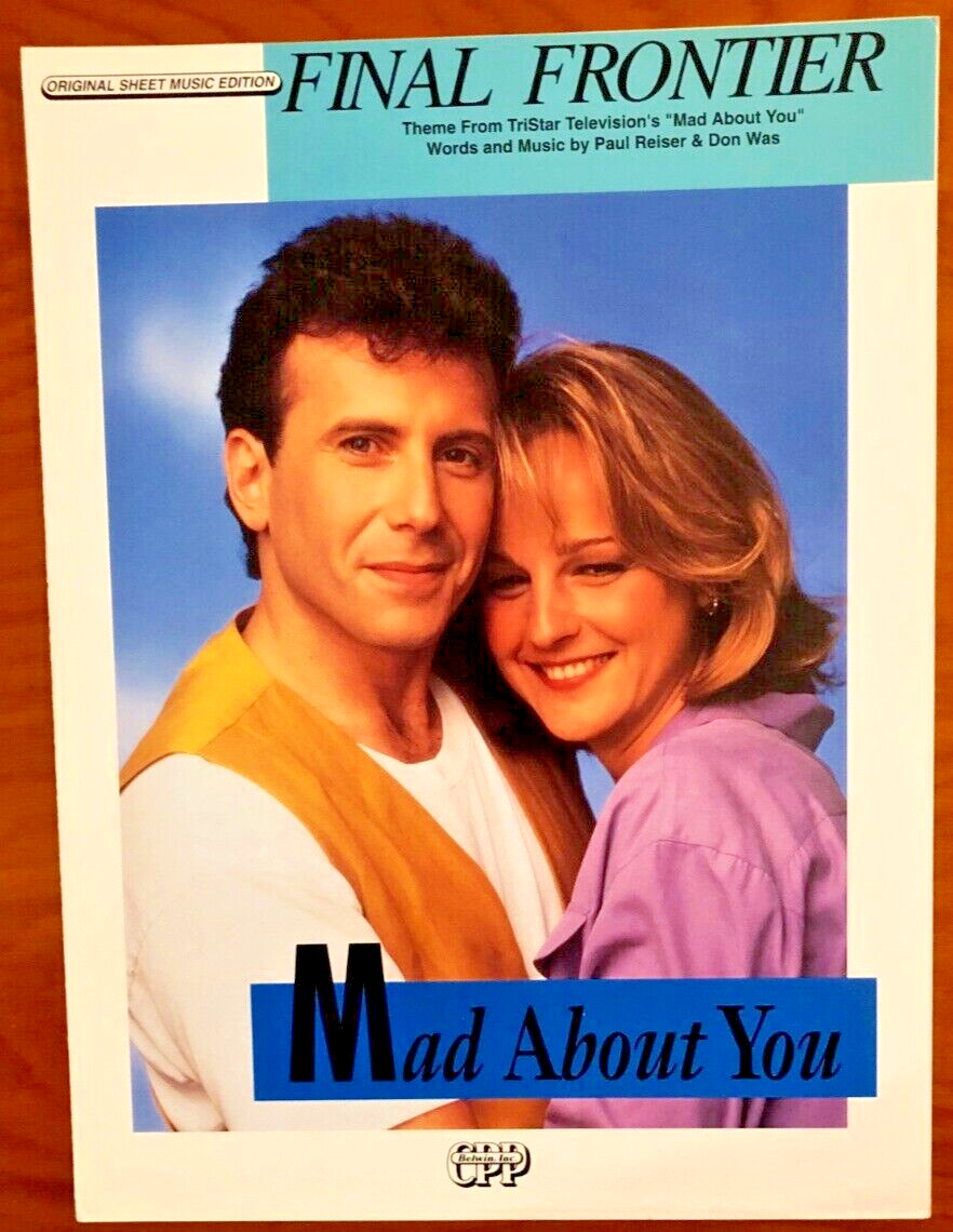 1992 TriStar NBC TV THEME sheet music MAD ABOUT YOU FINAL FRONTIER