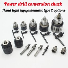 1/2inch Drive to 3/8inch Socket Adapter Hex Drill Chuck Change Impact Wrench