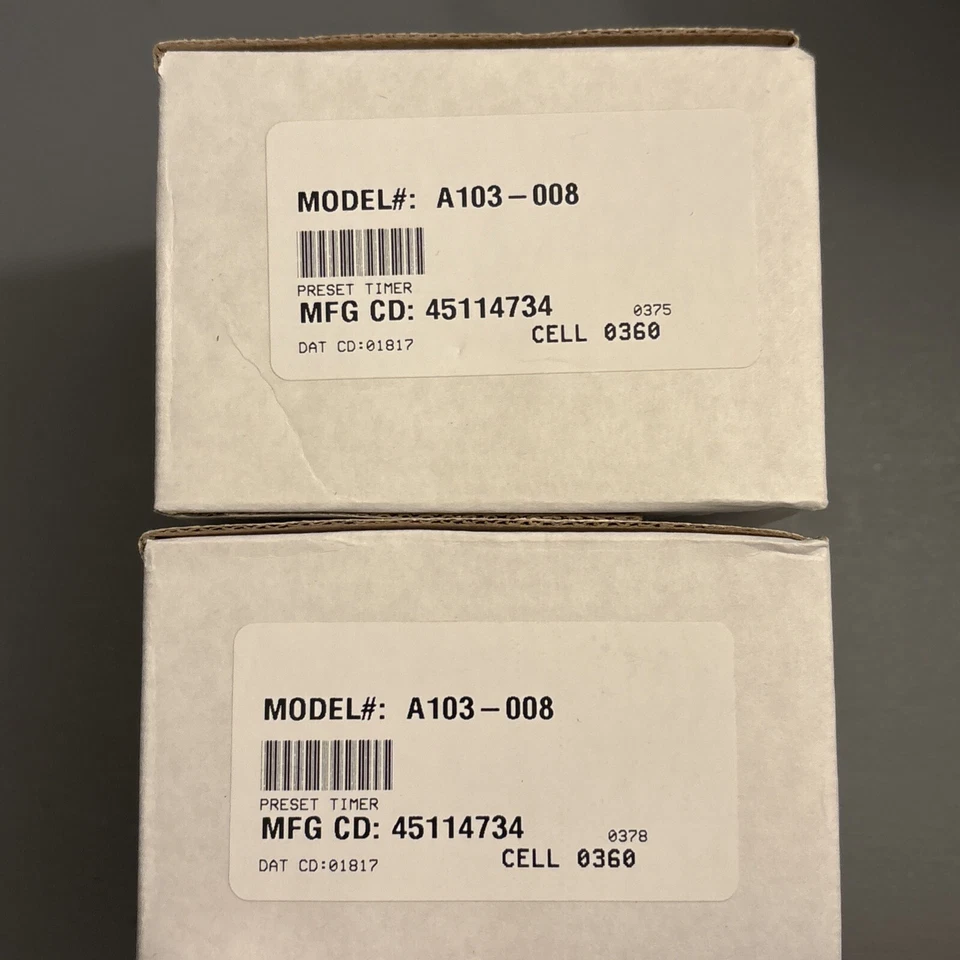 Eagle Signal A103-008 Panel Mount Timer Elapsed Time Indicator A103 Timer - Image 2 of 4