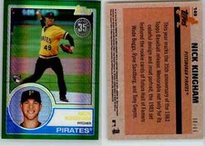 Nick Kingham 2018 Topps Chrome 1983 Silver Pack Green #149 /99 Pirates RC