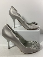 DUNE brand new Silver Satin Court shoes. Size 6.RRP£90