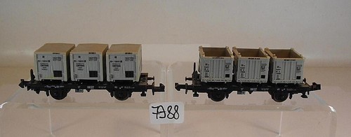 Minitrix Spur N 1/160 Güterwagen-Konvolut Behälterwagen der DB 1 #7988 | Zustand: Gebraucht