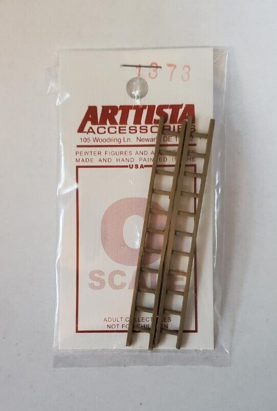 Arttista 1373 Wooden Ladders (2 pieces) O Scale Details Model