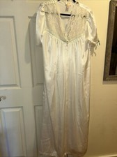Vintage Barbizon Gown Robe Set Peignoir Medium White