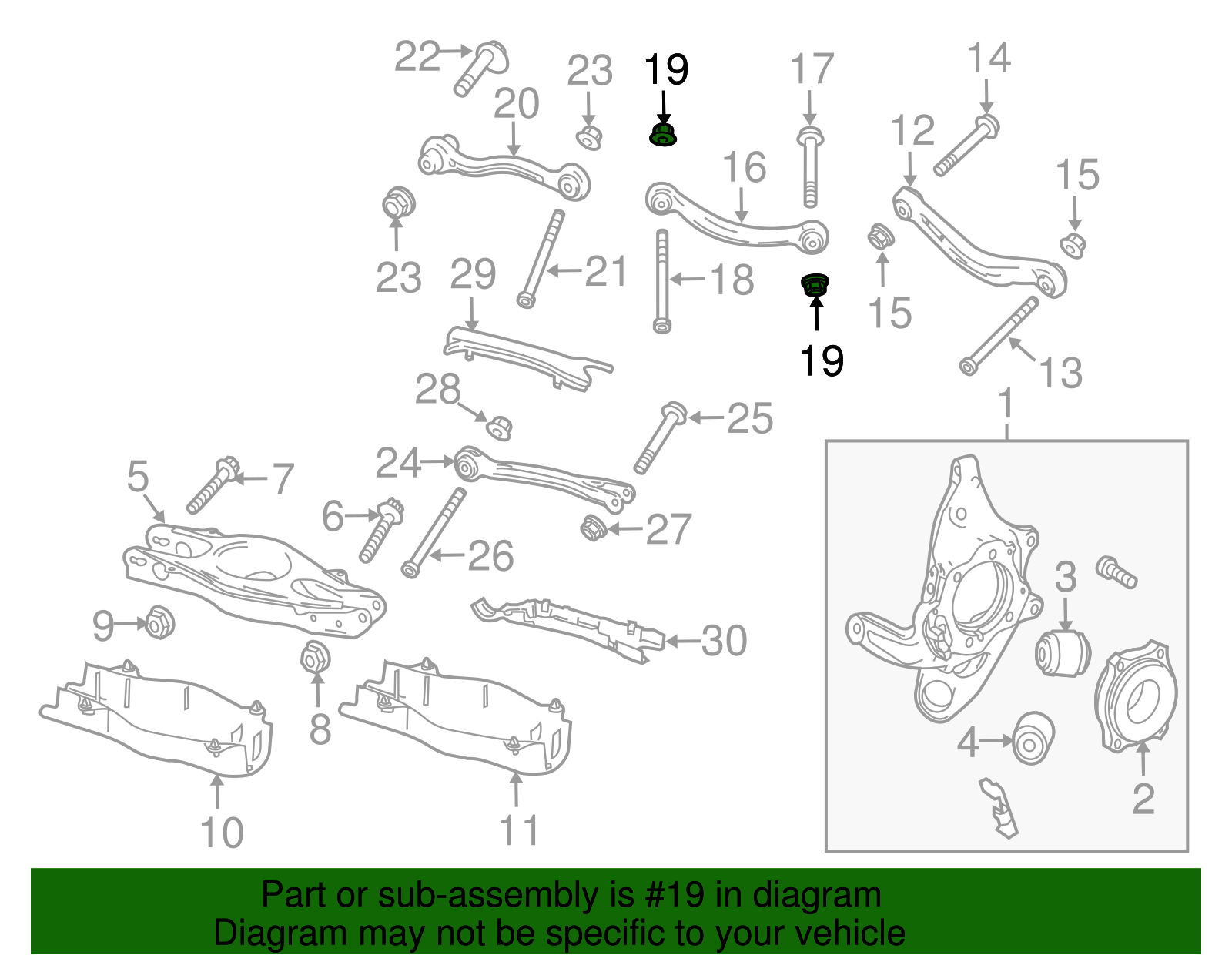 Genuine Suspension Stabilizer Bar Link Nut 000000003276 eBay