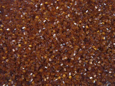 Seed Beads Japanese Matsuno 2 Cut 9/0 Hexagon Transparent Brown 