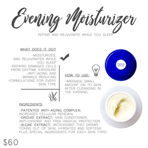 evening moisturizer