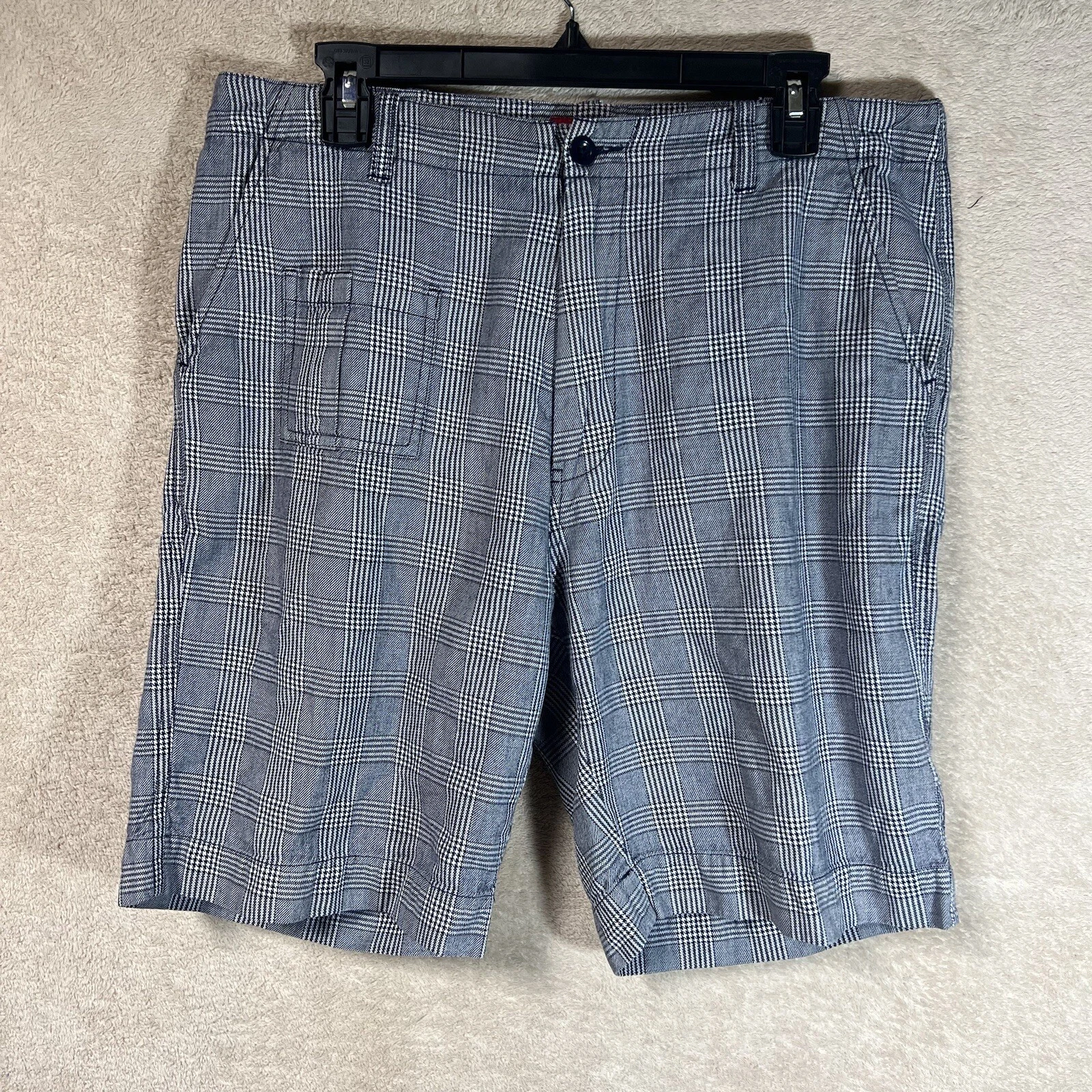 Short Supreme Plaid 9 pouces homme 32 gris
