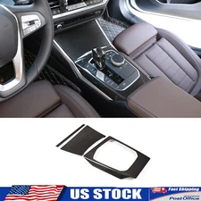 Real Dry Carbon Fiber Center Console Cover Fits BMW 330i 430i G20 G22 2020-2025