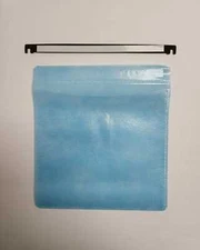 USDISC Plastic Sleeves, Double-sided 2 Disc (Blue) - 1000 Pack