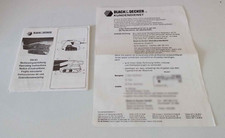 Black und Decker Bandschleifer DN 83 -Bedienungsanleitung & Ersatzteilliste-1986