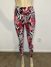 DKNY Leggins Pants Small Sport juniors Multicolor High-Waist NEW