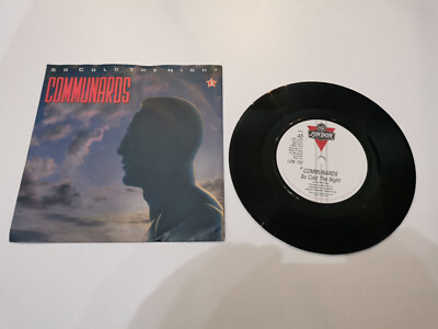 communards so cold the night 7'' vinyl record very good condition