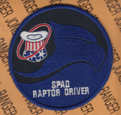 USAF Air Force 94th Fighter Sq FS Spad Raptor Driver 3.75'' patch c/e A