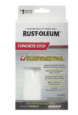 Rust-Oleum 238475 250 sq. ft. Coverage Clear Concrete Cleaner 1 LB Bag