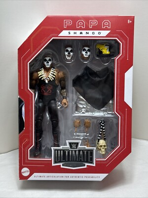 #ad *DAMAGED BOX* WWE Ultimate Edition Grudges #x27;92 PAPA SHANGO 7quot; Exclusive Figure $29.99