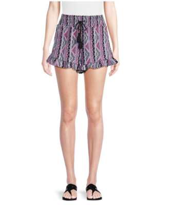 No Boundaries Jrs Jersey Shorts with Ruffle Hem L (11- 13) color