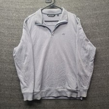 Travis Mathew Pullover Mens XL Regular Fit Long Sleeve 1/4 Zip Golf Performance