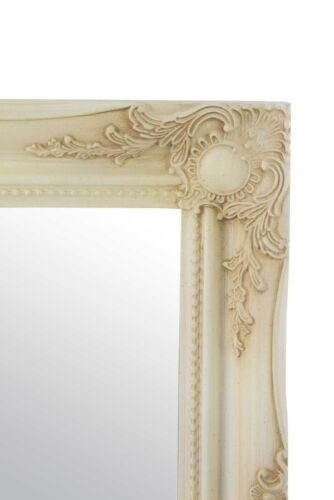 Large Mirror Ivory Ornate Vintage Design Big Wall 26 X 22 66cm X 56cm - Picture 5 of 7