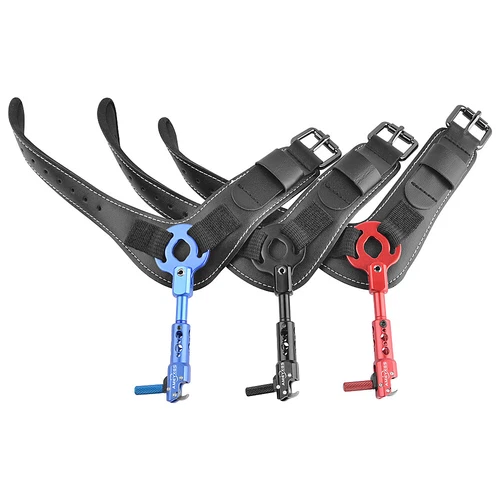 Adjustable Archery Caliper Release Aids Wrist Strap Trigger Compound Bow Hunting - Picture 5 of 18