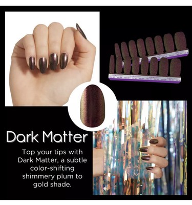 New! COLOR STREET Nail Polish Strips DARK MATTER Retired Rare HTF | eBay