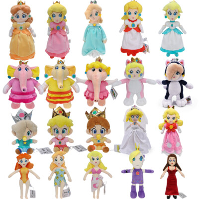 Super Mario Bros Plüsch Prinzessin Serie Stofftier Puppe Spielzeug Kindergeburtstag Weihnachtsgeschenk