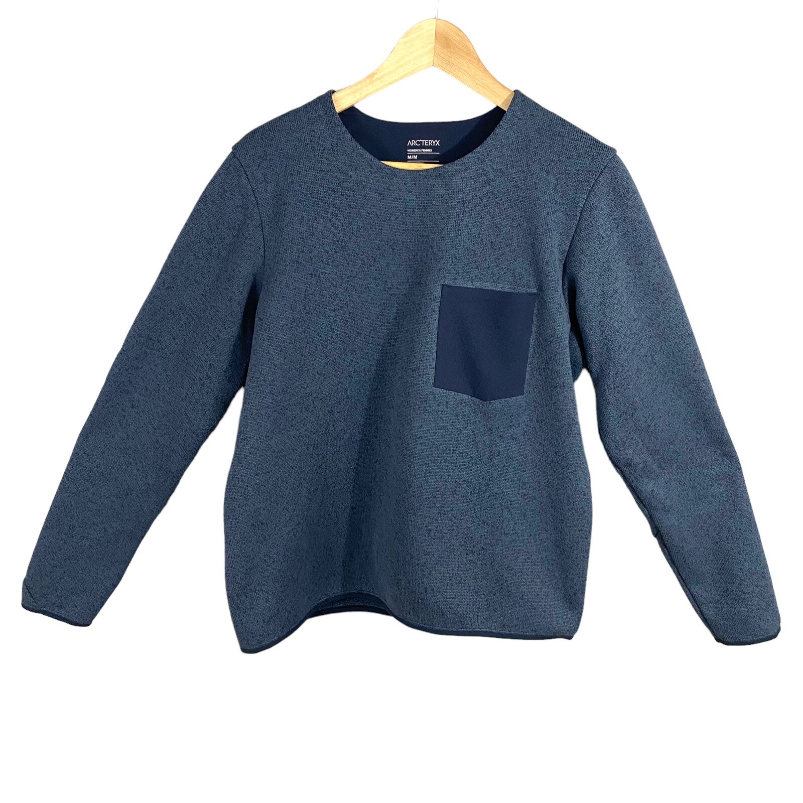 ARC'TERYX Arc’teryx Covert Maglione Maglia Pullover in Pile Donna Taglia Media Blu