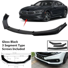 Add-on Universal Fit For BMW 8 Series 2020-22 Front Bumper Lip Spoiler Splitter