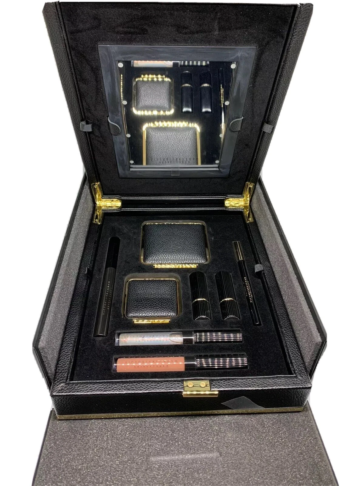 Victoria Beckham Estee Lauder Lit Beauty Box Lighted Mirror