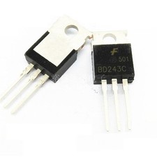 5pcs BD243 BD243C TRANSISTOR NPN 100V 6A TO-220 NEW
