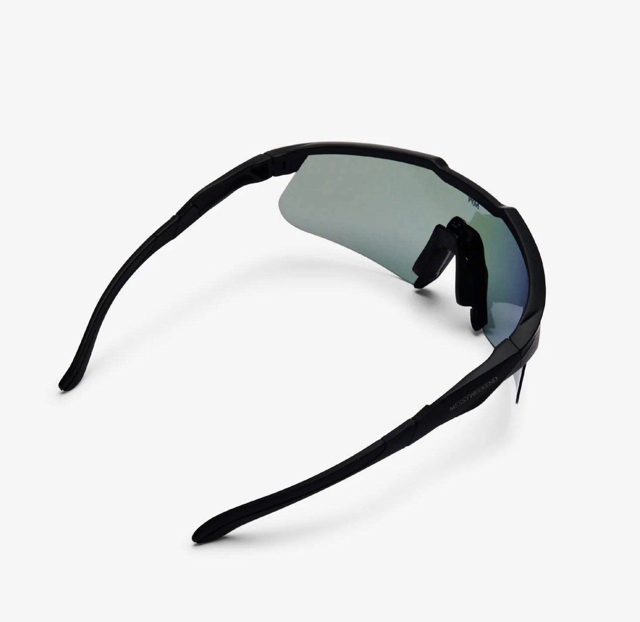 Brand New SOLD OUT Messy Weekend MW SPEED Sunglasses Black Blue Polarized Vision image 5