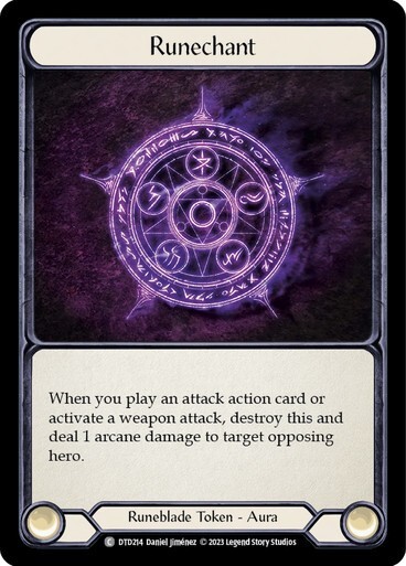 Runechant Dusk till Dawn Flesh and blood TCG NM