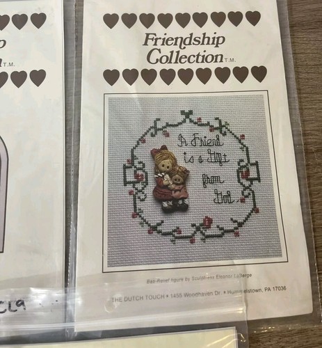 NEW Friendship Collections Cotton Dimensions Cross Stitch Pattern Lot Accesories - Picture 4 of 10