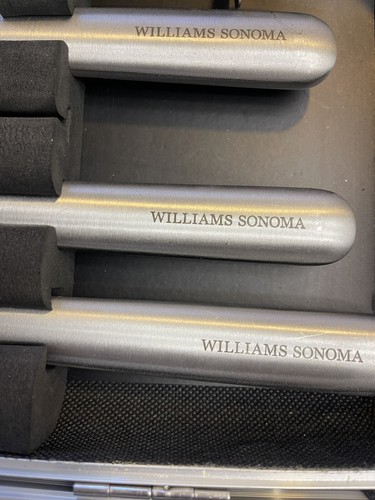 Williams Sonoma Stainless-Steel BBQ Tool Set w/ Storage Case Set Of 5/8 - Picture 3 of 6