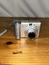Canon Powershot A75 Digital Camera Silver 3.2mp Screen Issues For Parts/Repair