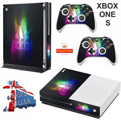 ADIDAS MULTI COLOUR XBOX ONE S (SLIM) PROTECTIVE SKIN